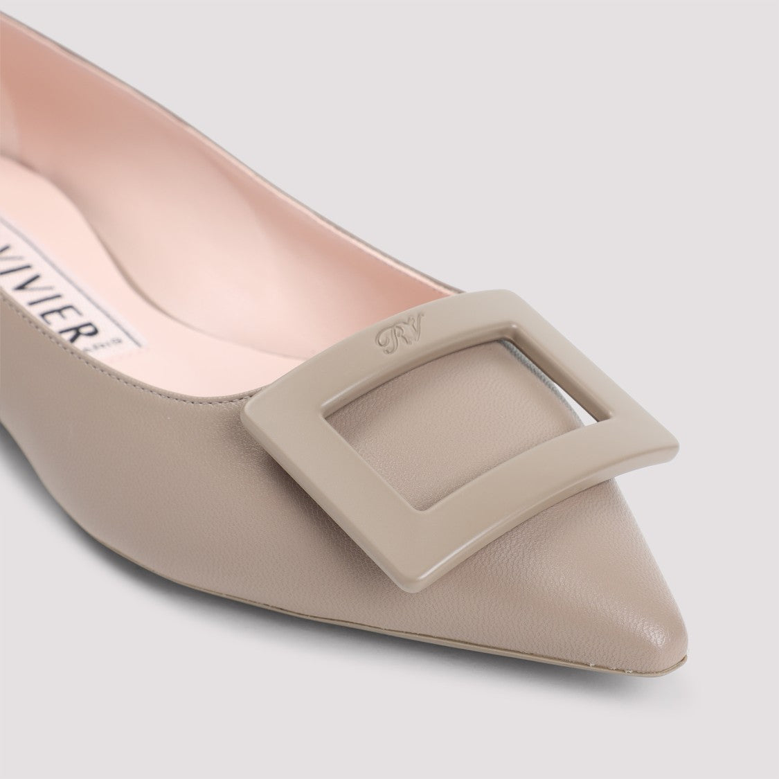 Roger Vivier Deer Goat Leather Gommettine 05 Ballerinas