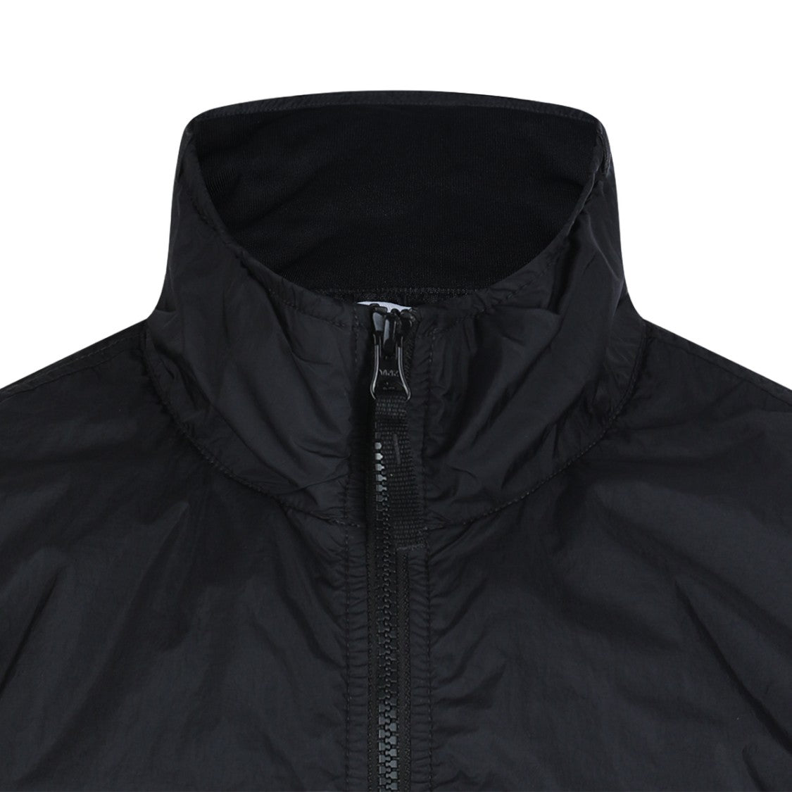 Stone Island Minimalist Jacket With High Collar And Zipper