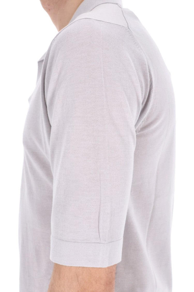 Ballantyne Fine Cotton Open Collar Polo