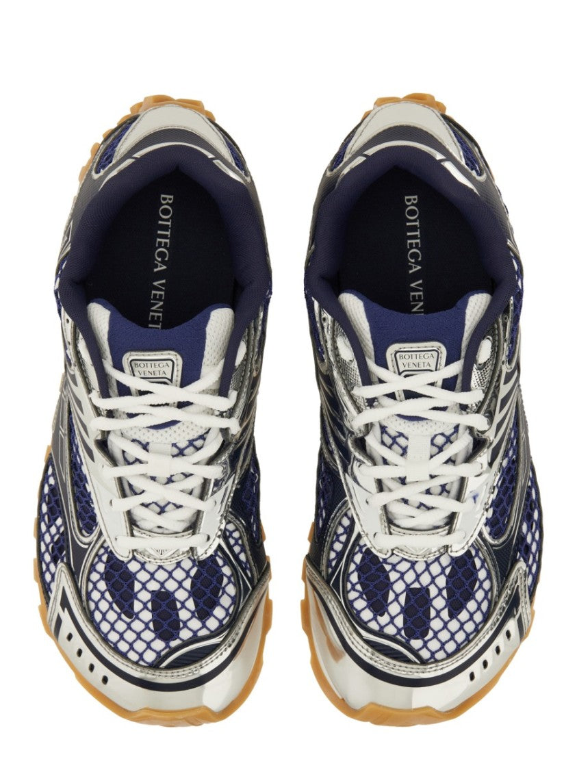 Bottega Veneta Low-Profile Leather Sneakers With Textured Gum Sole
