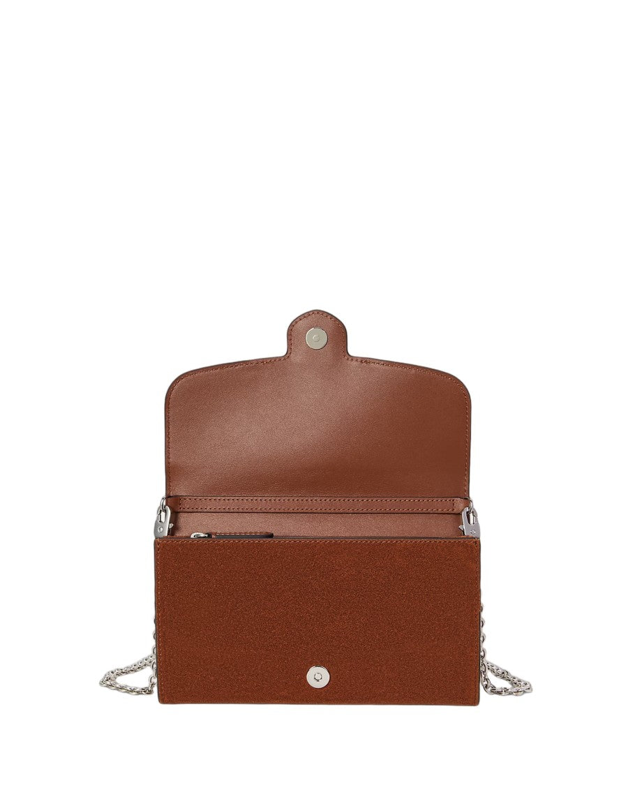 Lauren Ralph Lauren Adair 20-Wallet On A Chain-Large In Tan Cow Leather