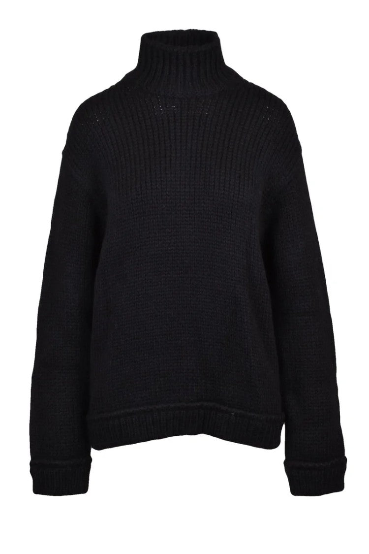 Tom Ford Alpaca Turtleneck Sweater - Black