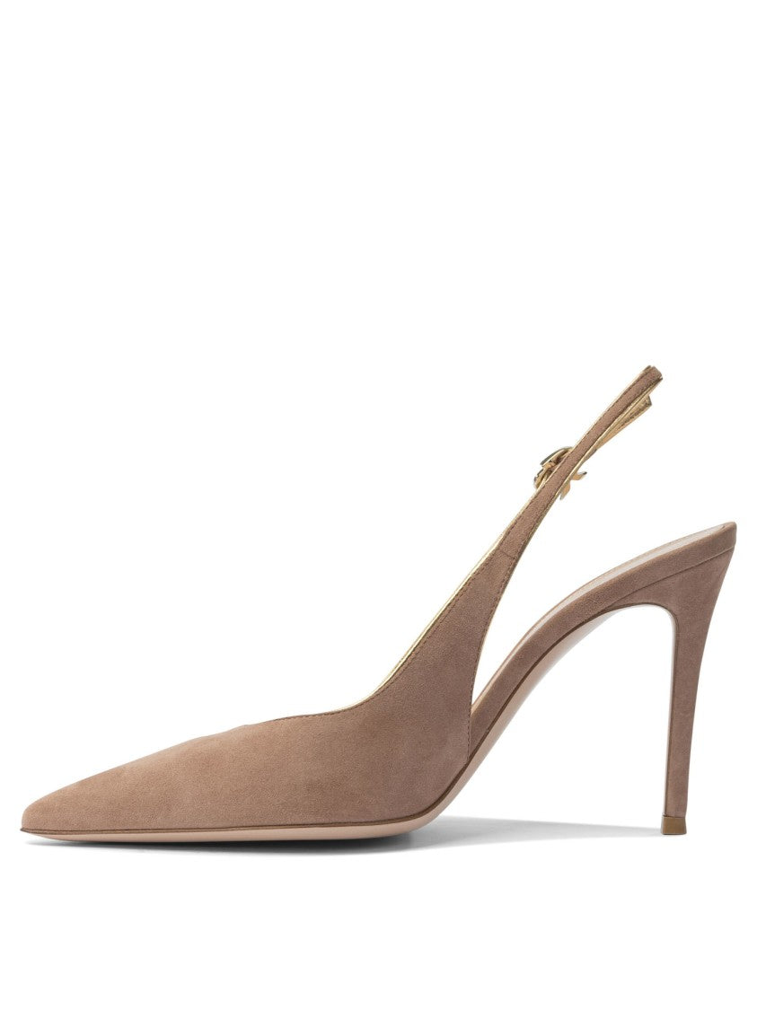 Gianvito Rossi "Yves" Slingback 100 Mm