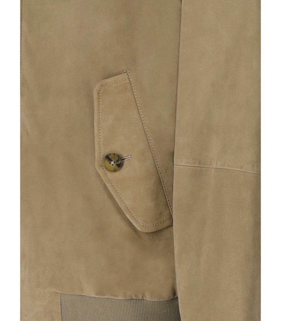 Baracuta G9 Suede Storm Bomber Jacket