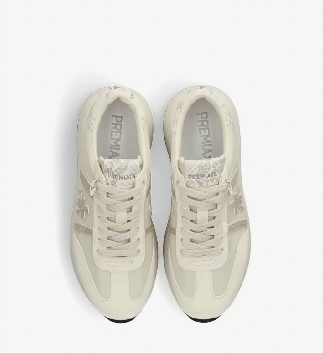 Premiata Bethcoin Shiny Details Lace Sneakers