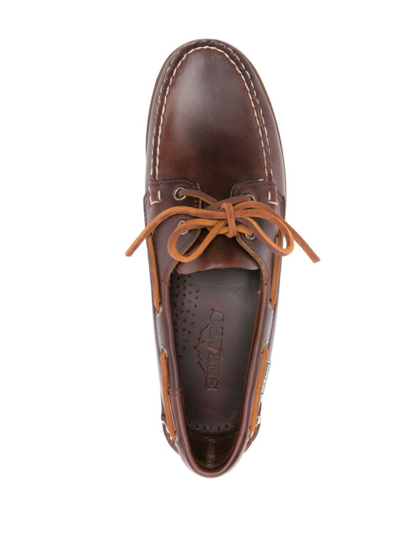 Sebago Classic Moccasin Brown Leather Loafers