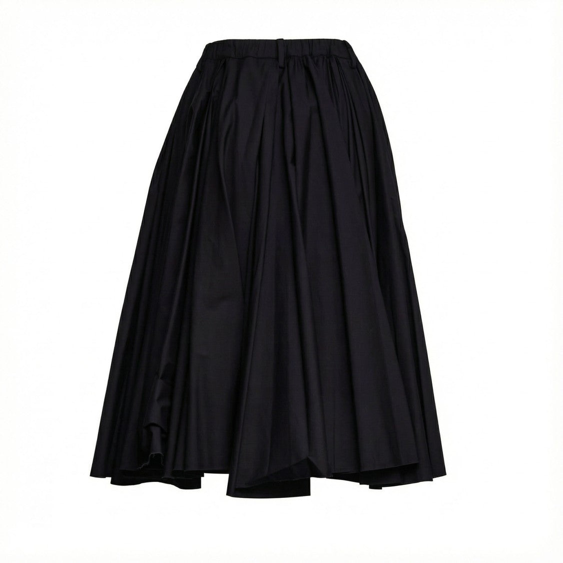 N°21 Pleated Circle Midi Skirt