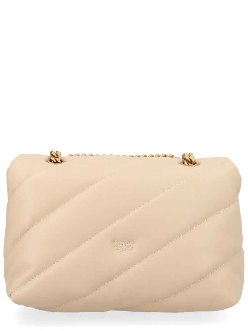 Pinko Neutrals Love Puff Quilted Bag
