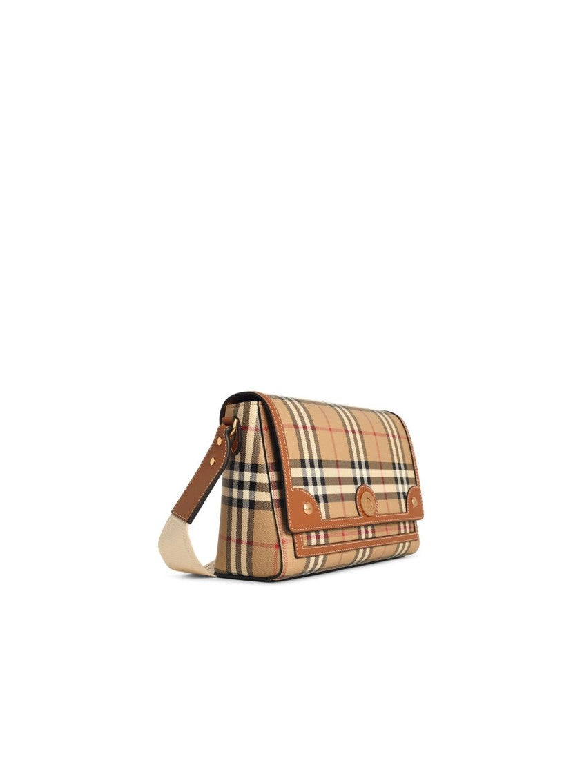 Burberry Crossbody Bag In Briar Brown Cotton Blend