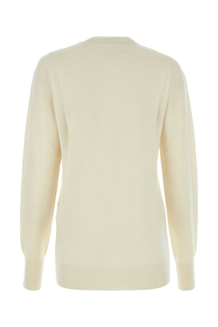 Jil Sander Ivory Cashmere Sweater