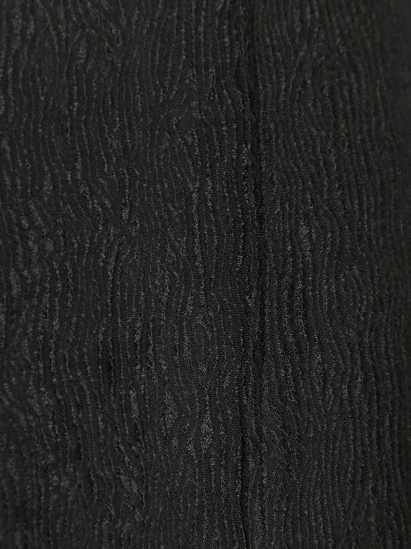 Ganni High-Waisted Stretch Viscose Flare Pants