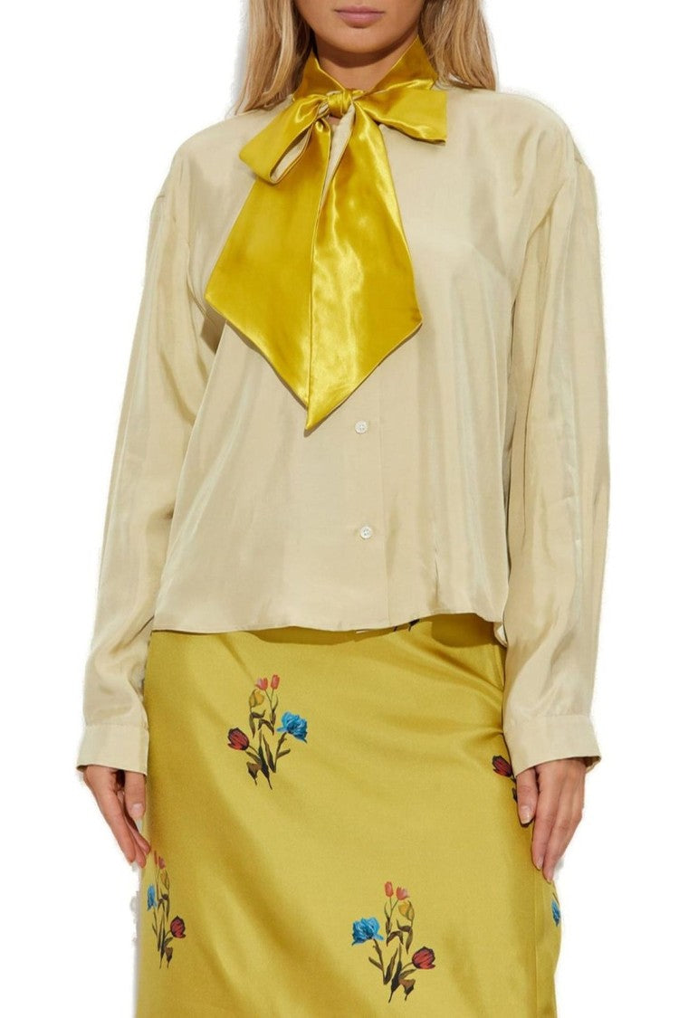 Marni Classic Viscose Rayon Shirt With Relaxed Fit