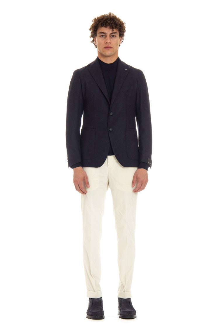Tagliatore Textured Wool Super 100’S Montecarlo Jacket