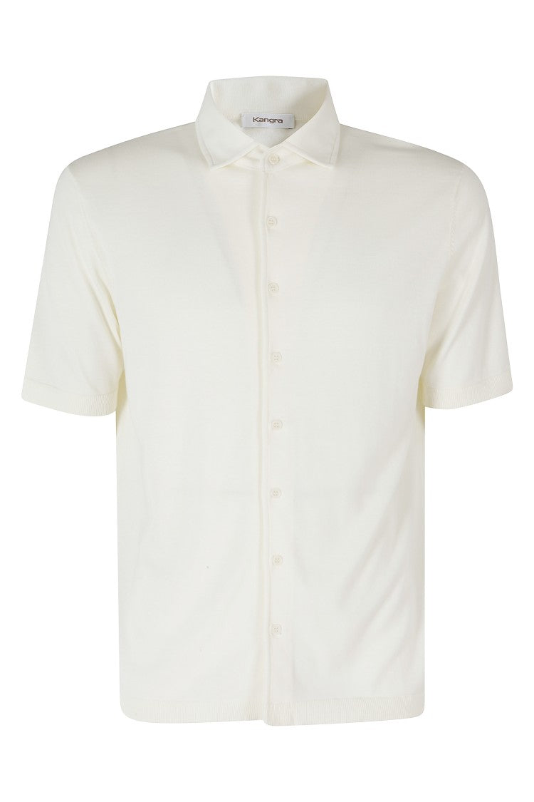 Kangra Butter Short Sleeve Cotton Sweater Polo Shirt