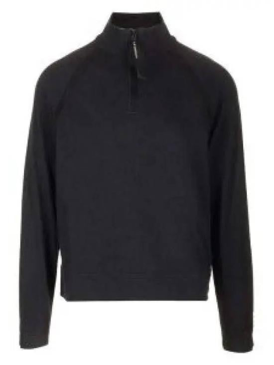 C.P. Company Quarter-Zip Pullover With High Collar And Relaxed Fit