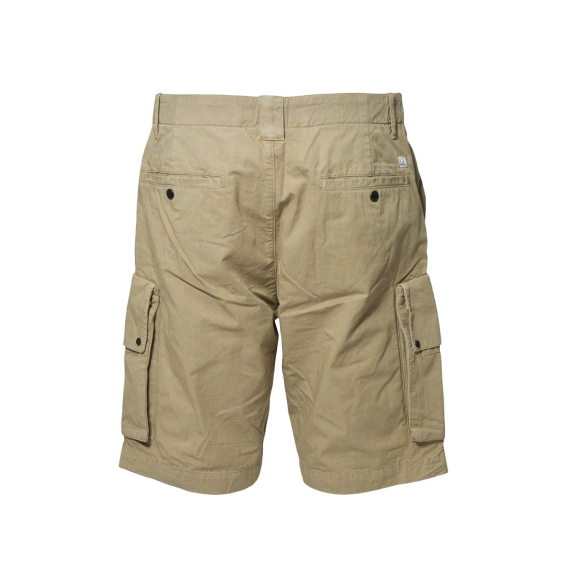 C.P. Company Utility Cargo Shorts With Flap Pockets And Lens Detail