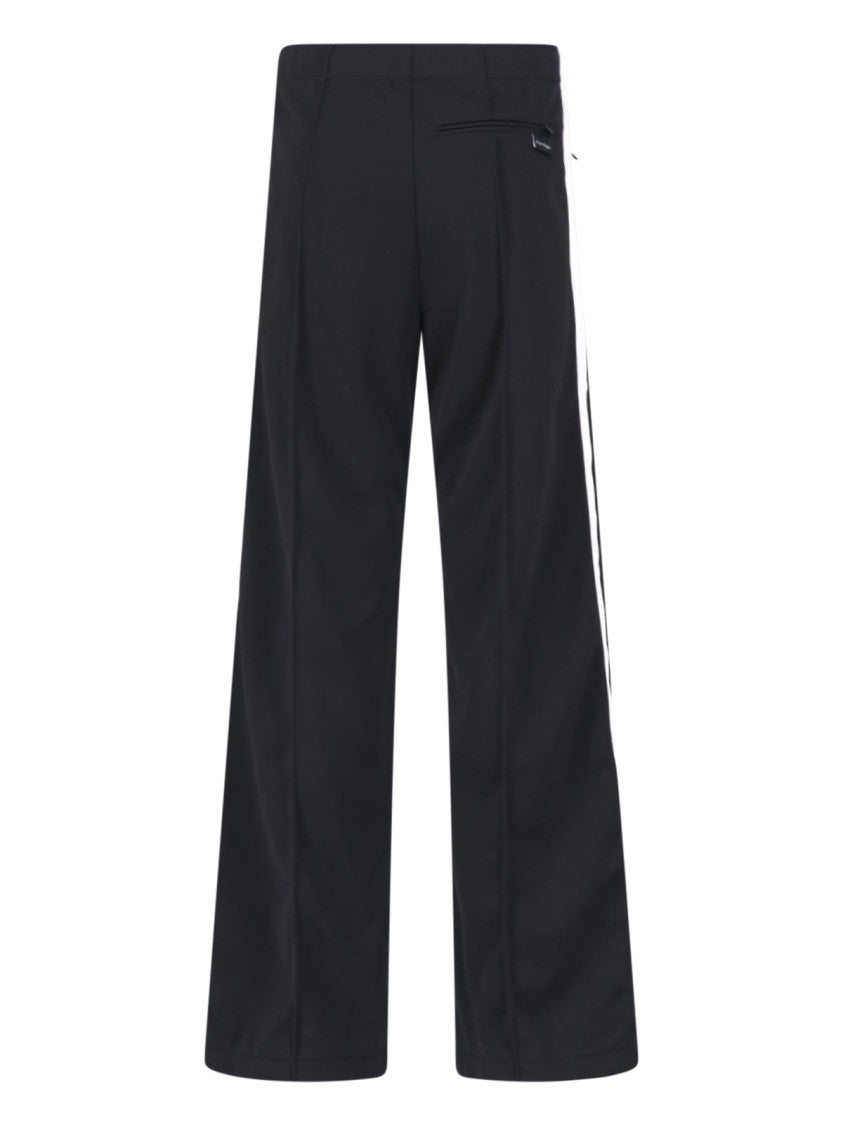 Courrèges Black Straight-Leg Sports Pants