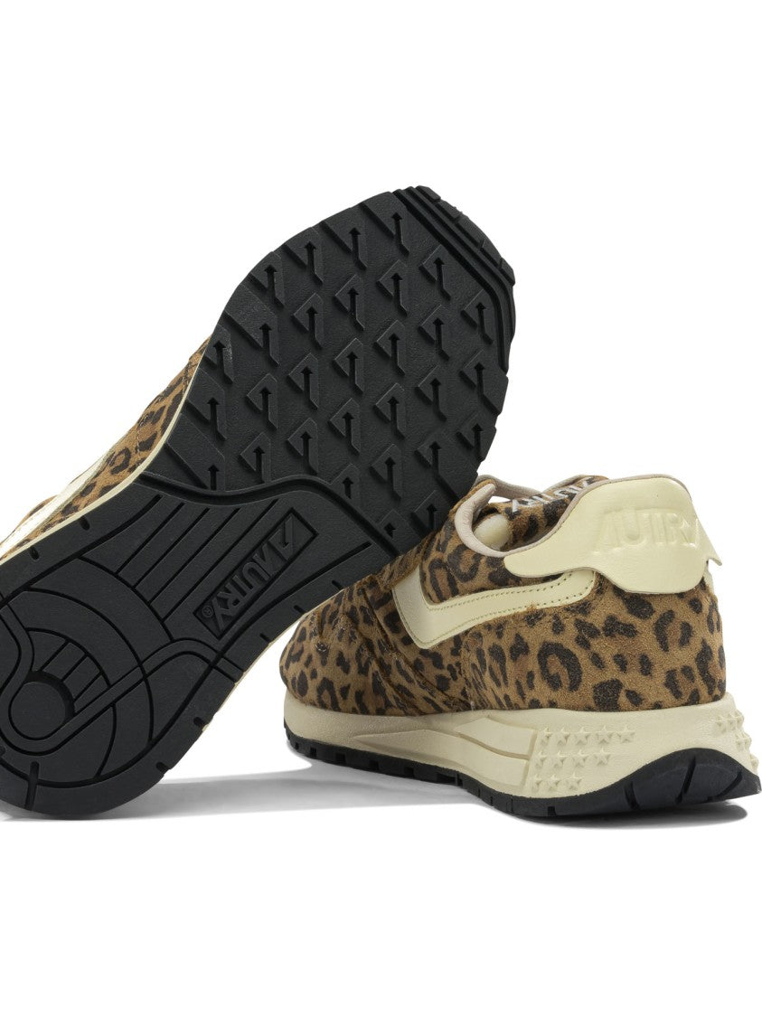 Autry Leopard Print Sneakers