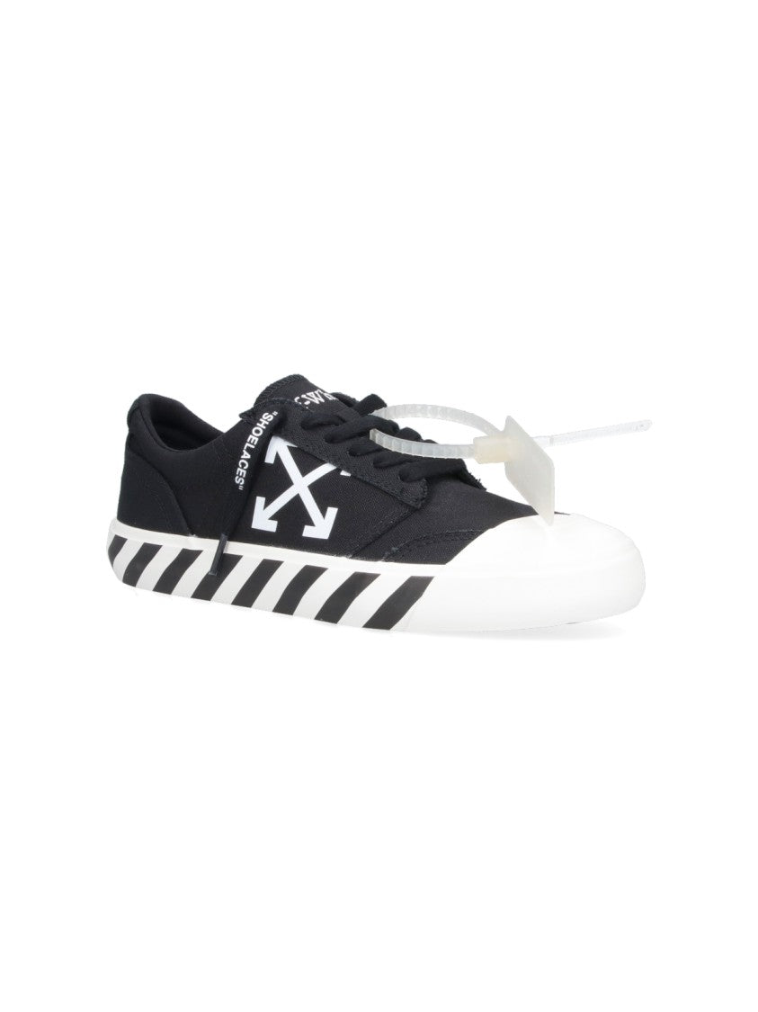 Off-White Black Arrow Graphics Canvas Sneakers
