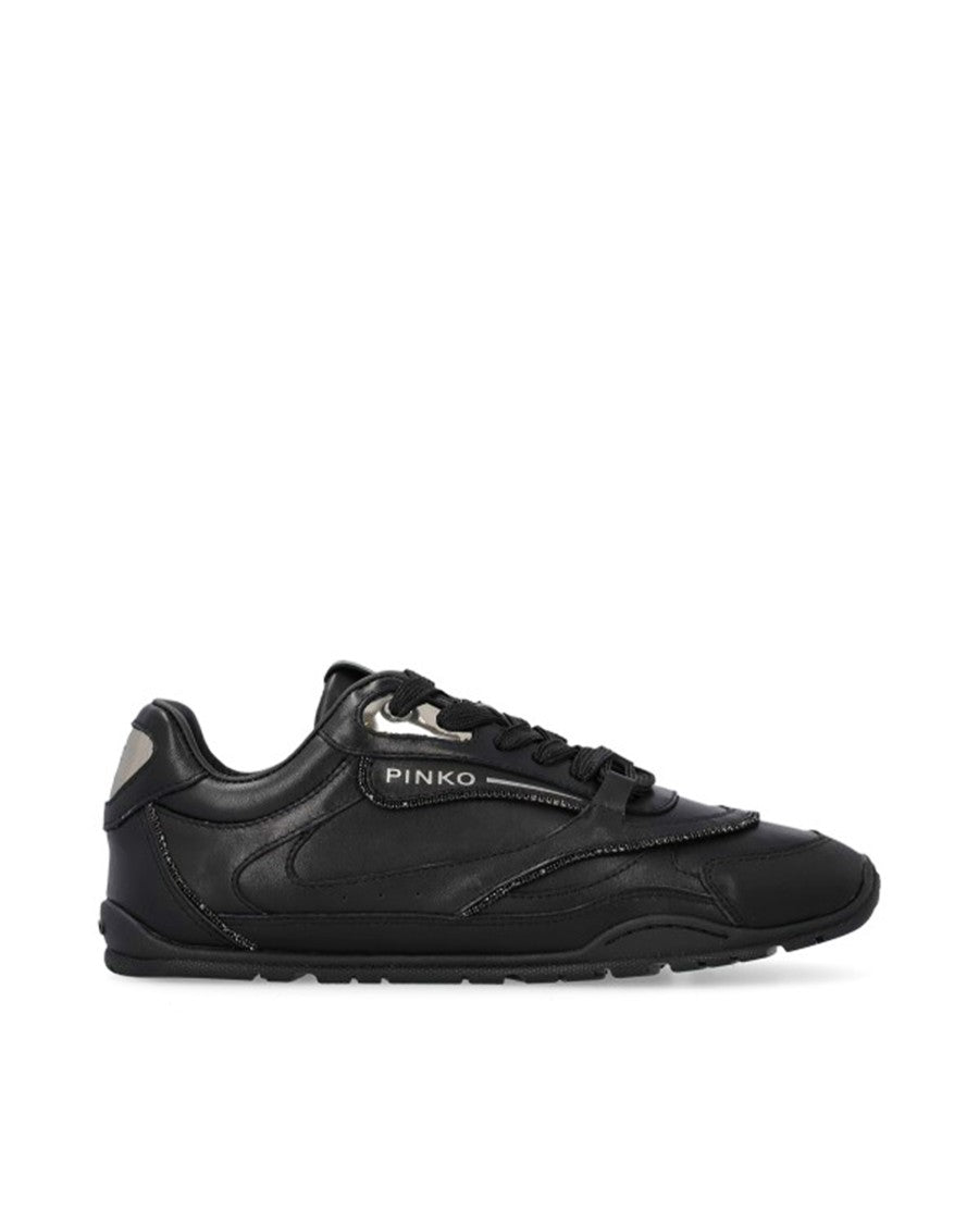 Pinko Yulia 04 Low-Profile Nappa Leather Sneakers