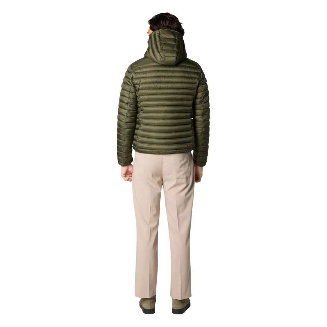 Save The Duck Lightweight Quilted Two-Way Hooded Jacket
