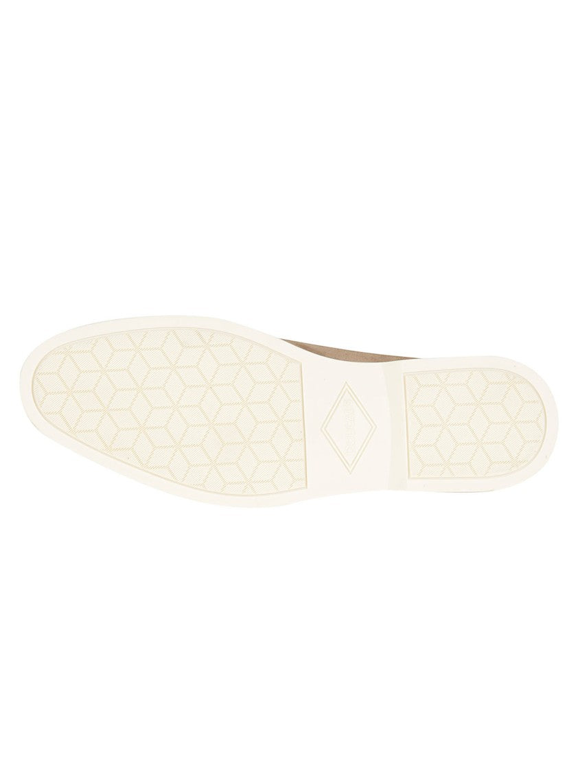 Doucal's Brown Vaschetta Suede Loafers