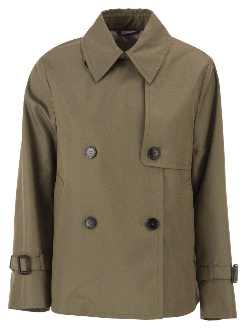 Max Mara Wkdbiglia - Water-Repellent Gabardine Trench Coat