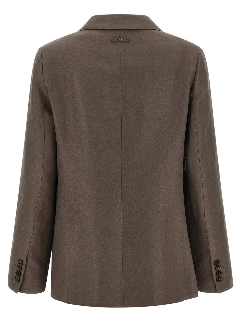 Peserico Satin Linen Blazer