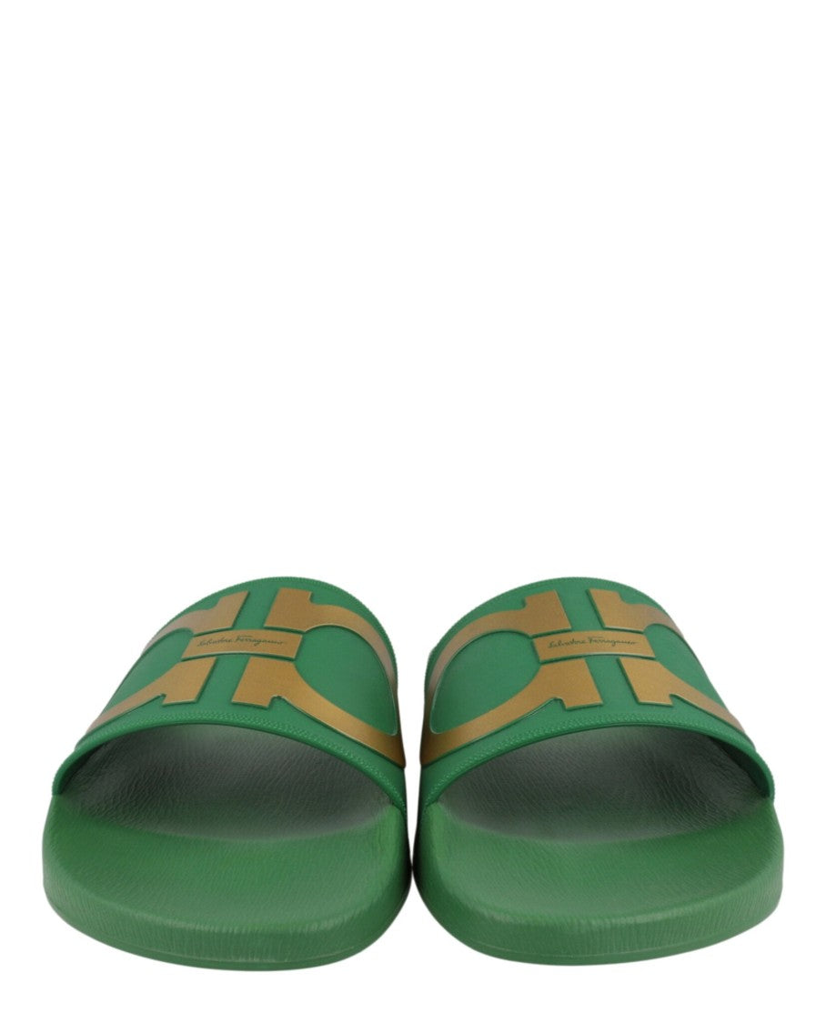Ferragamo Groove 2 Slides