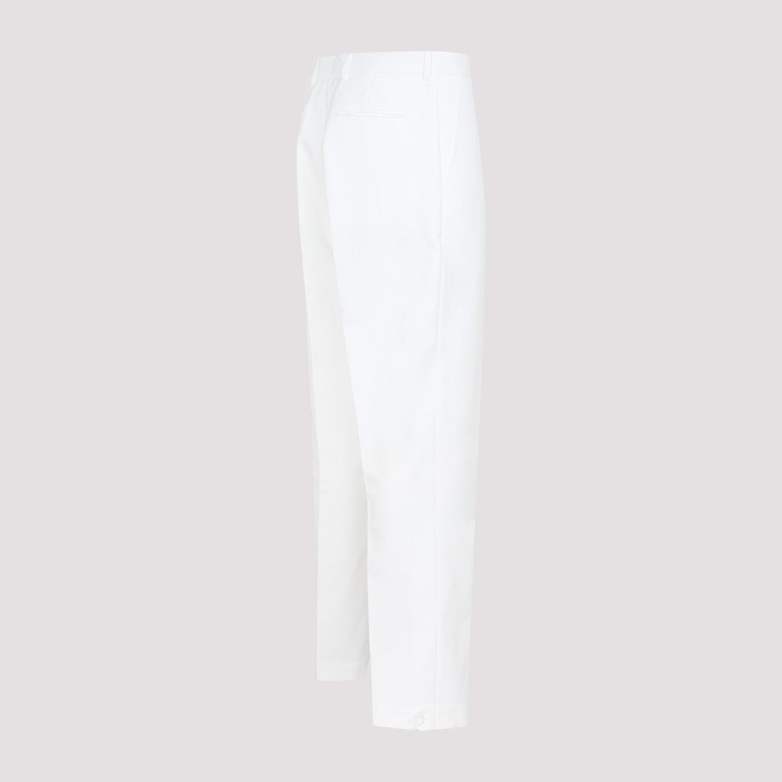 Dior Ivory Ankle Slit Detail Pants