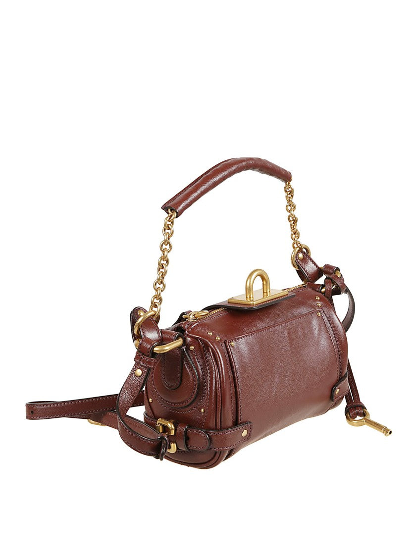 Chloé Grained Buffalo Leather Paddington Chain Bag