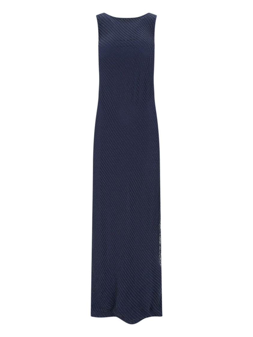 Polo Ralph Lauren Maxi "Zakaria" Studded Dress – Navy