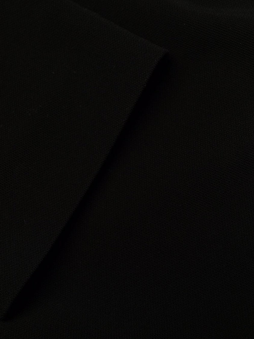 Dsquared2 Fitted Mini Black Ruched Viscose Dress
