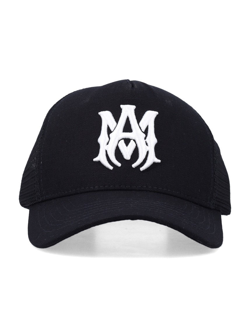 Amiri Ma Logo Trucker Hat Embroidered Hat