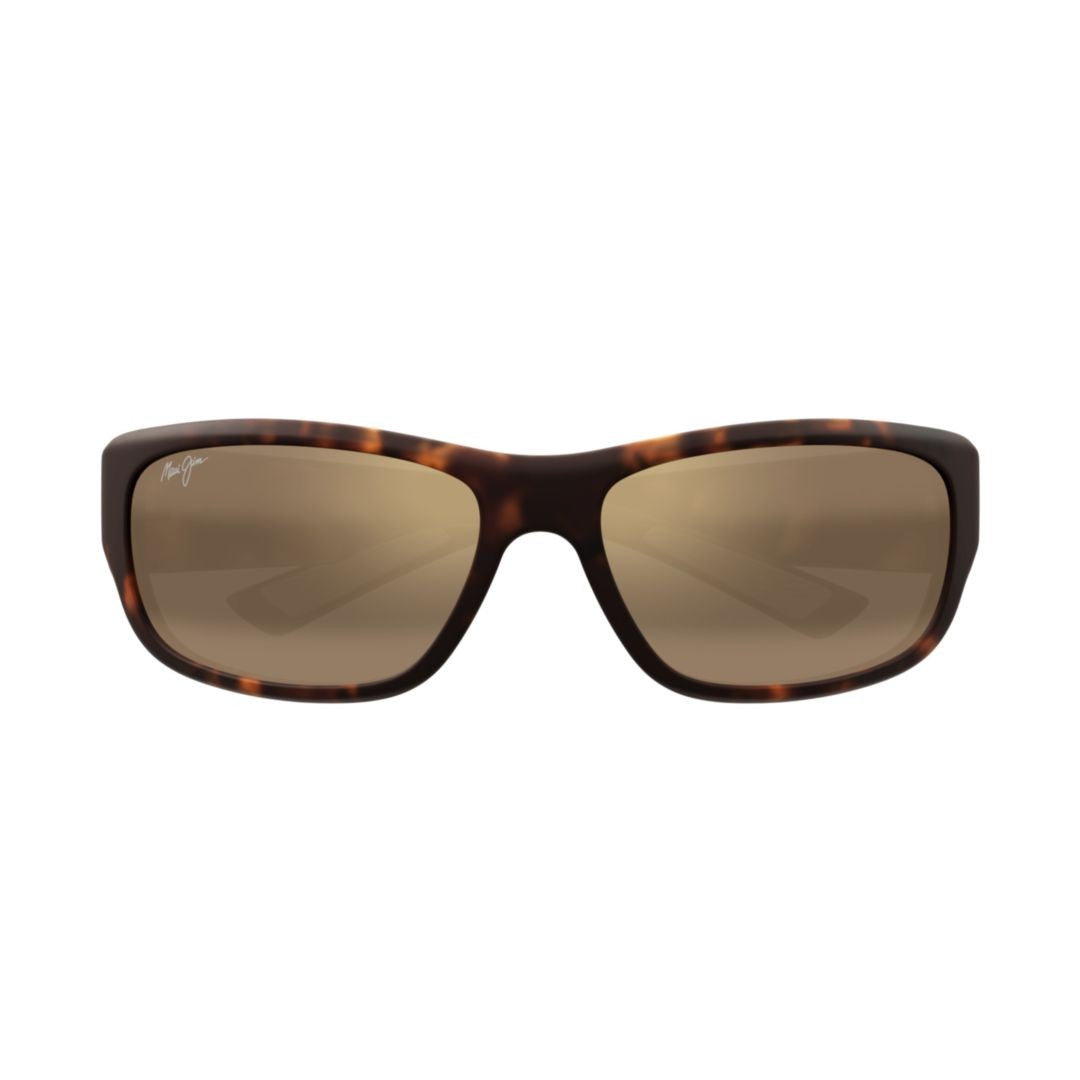 Maui Jim Maukele Rectangular Tortoiseshell Sunglasses With Brown-Tinted Lenses