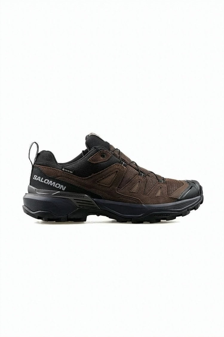 Salomon Low-Profile Brown Sneakers With Textured Rubber Sole
