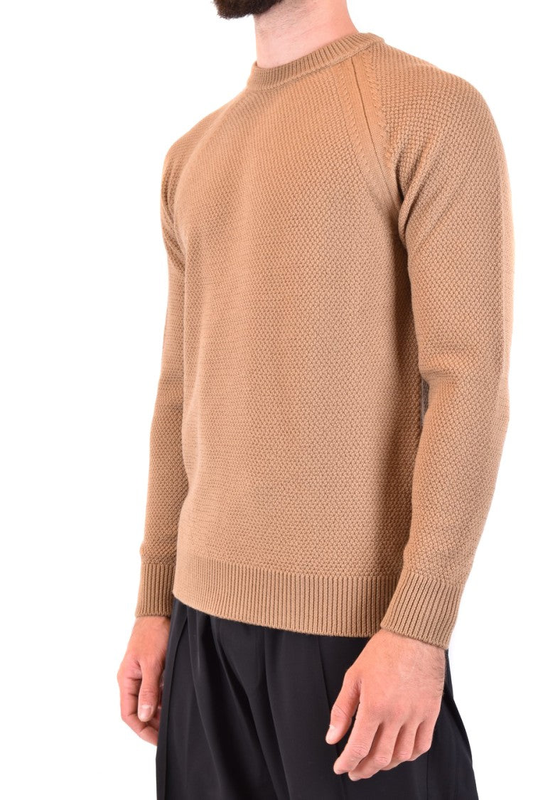 Jacob Cohen Textured Knit Sweater Classic Crew Neckline