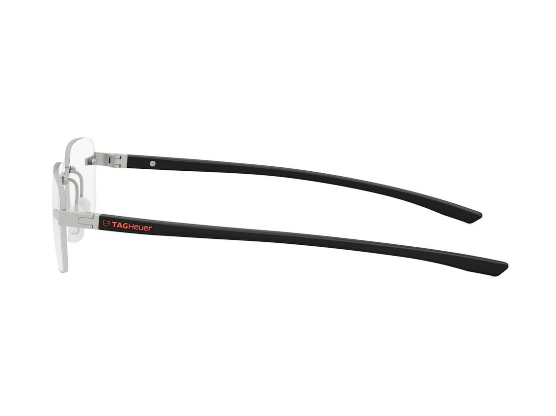 Tag Heuer Silver Th50030u Rimless Rectangular Eyeglasses