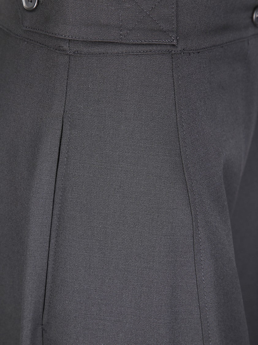 Stefano Mortari High-Waisted Trousers With Double Button Fastening