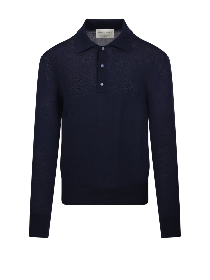 Marco Coppola Collared Polo Sweater