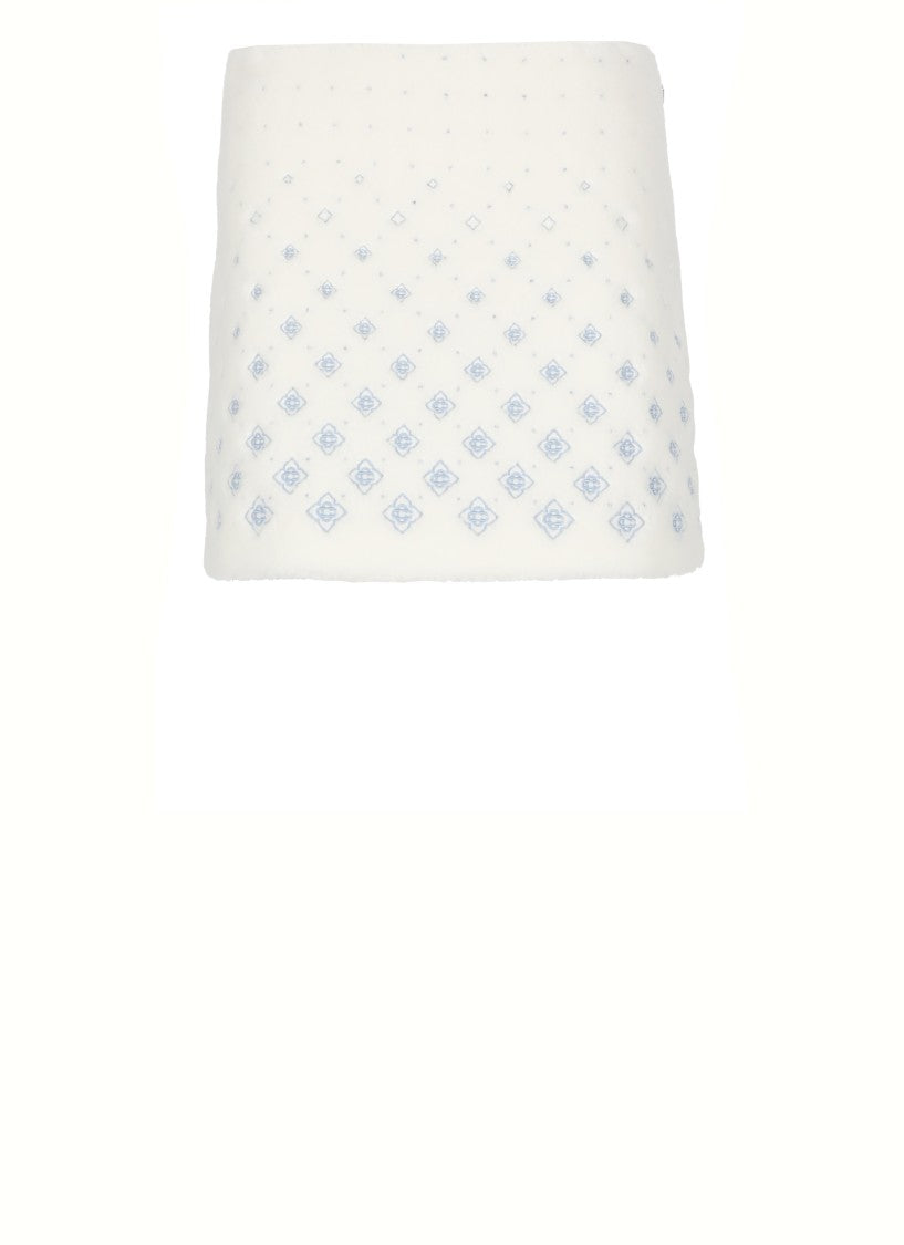 Casablanca Wool Blend Skirt