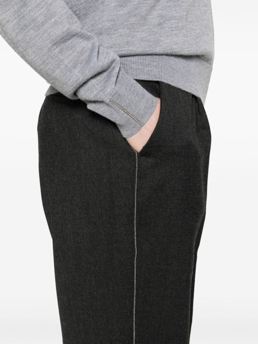 Peserico Bead-Detail Trousers