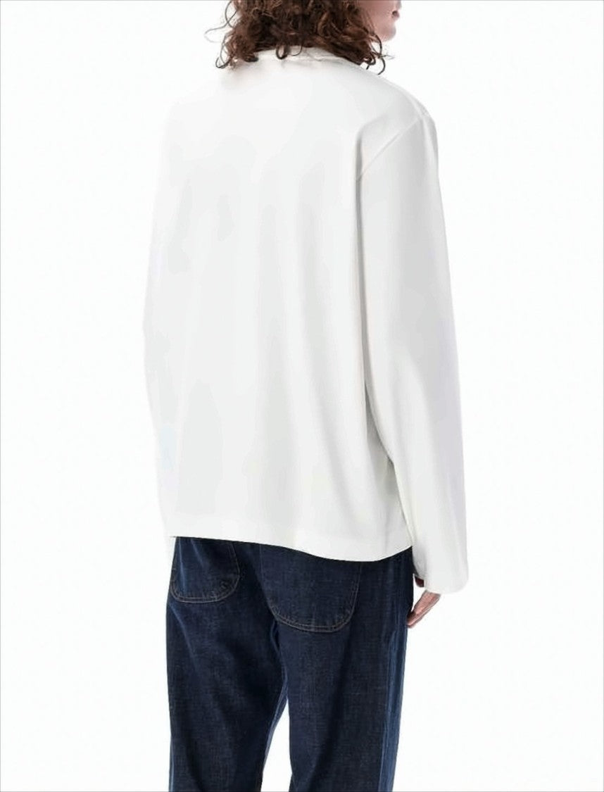 Acne Studios Relaxed Fit Graphic Print Cotton Long-Sleeve Tee