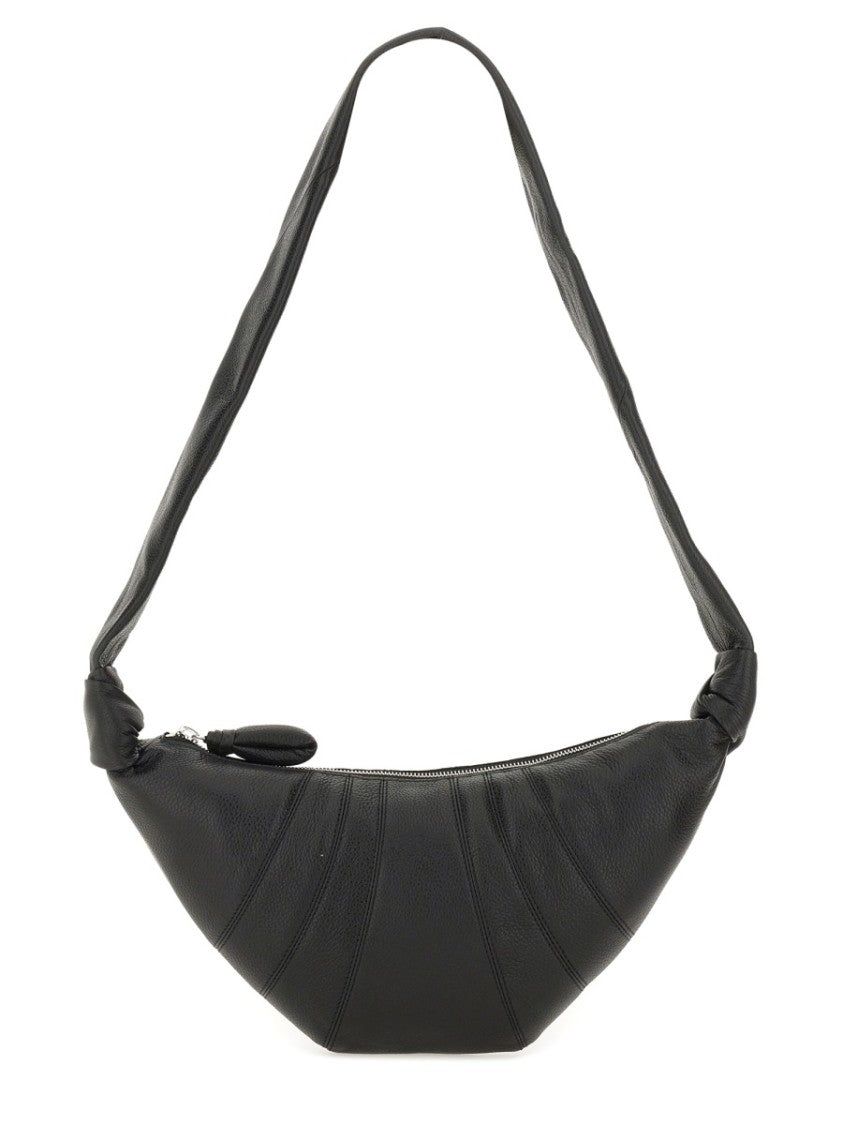 Lemaire Crescent-Shaped Shoulder Bag In Textured Cow Leather