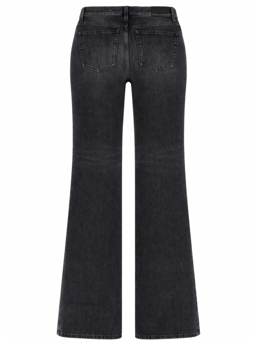 Gucci Horsebit Wide-Leg Denim Jeans