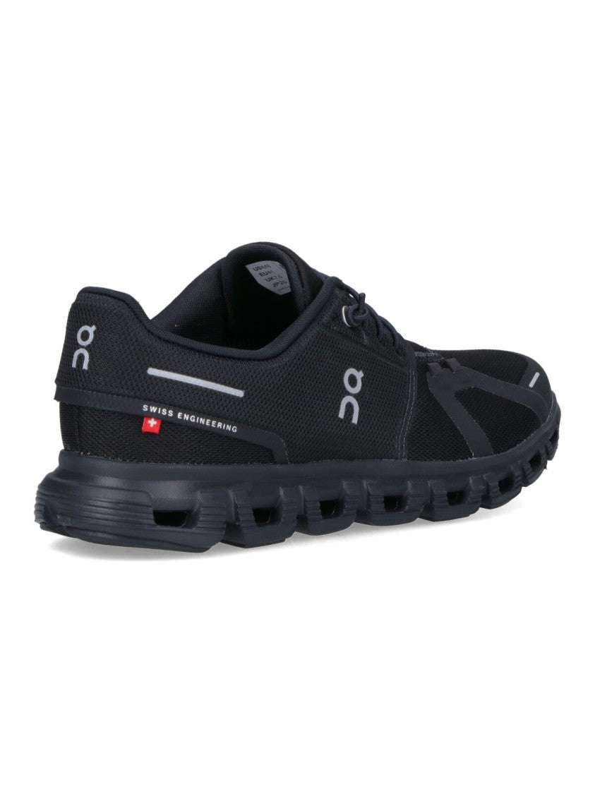 On Low-Profile Mesh Sneakers With Rounded Toe And Textured Sole