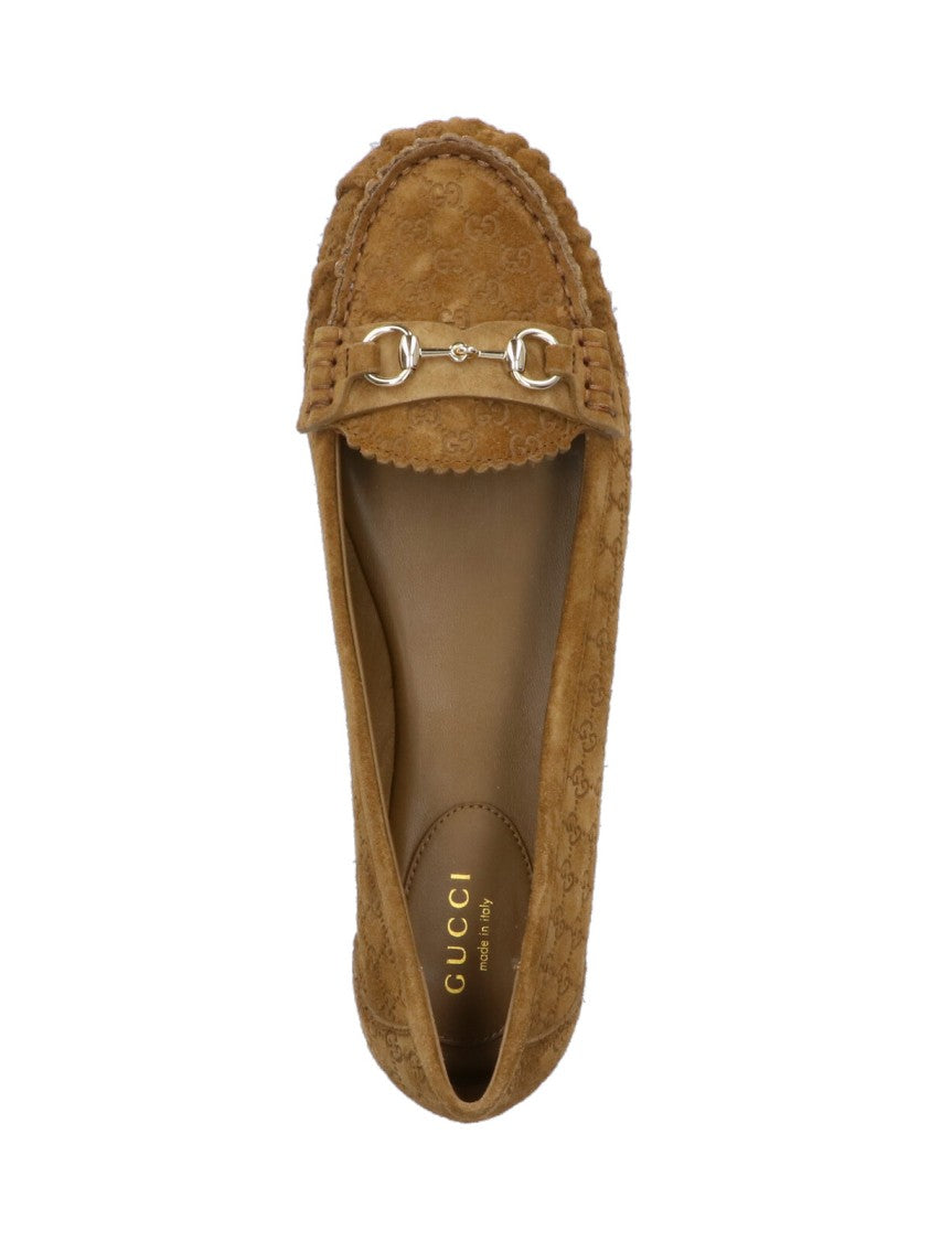 Gucci Horsebit Ballet Flats – Brown
