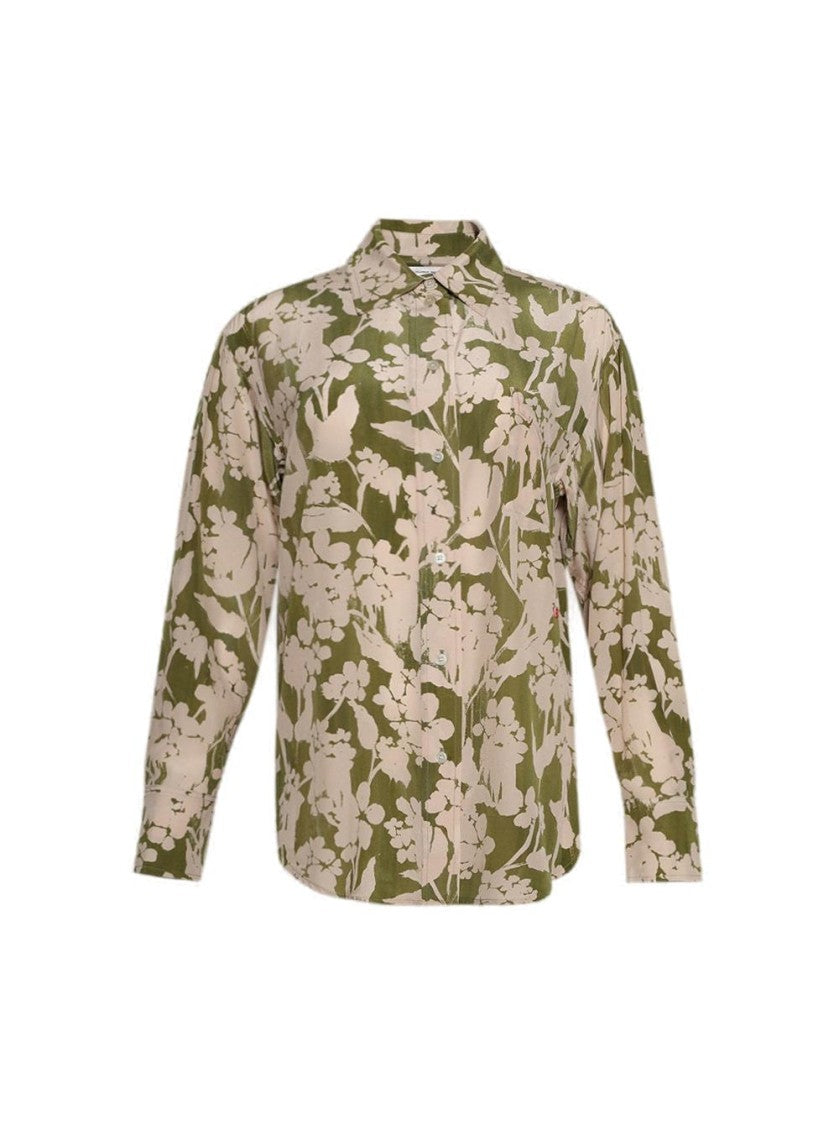 Victoria Beckham Pyjama Shirt Parkeet And Blush