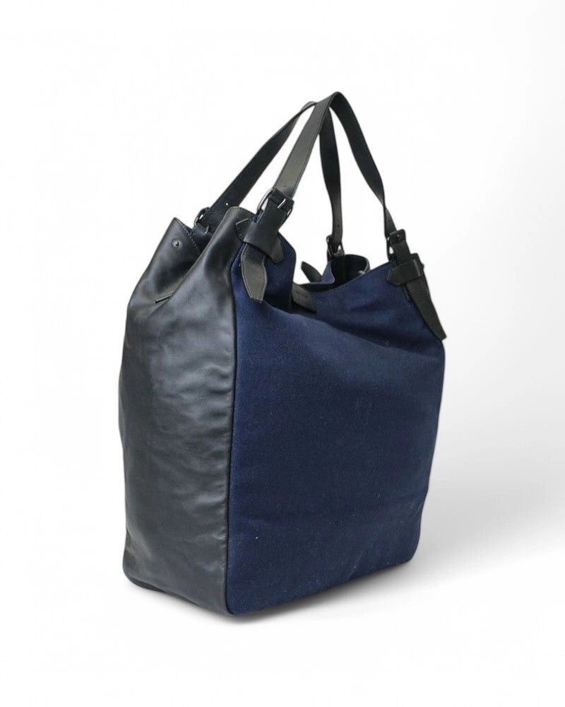 Givenchy Blue Two-Tone Nylon Duffel Bag