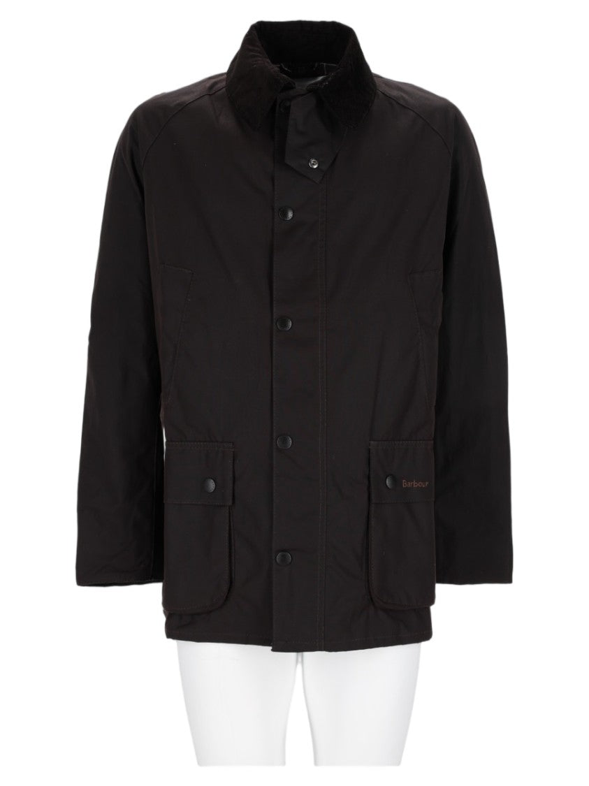 Barbour Waxed Cotton Corduroy Collar Jacket
